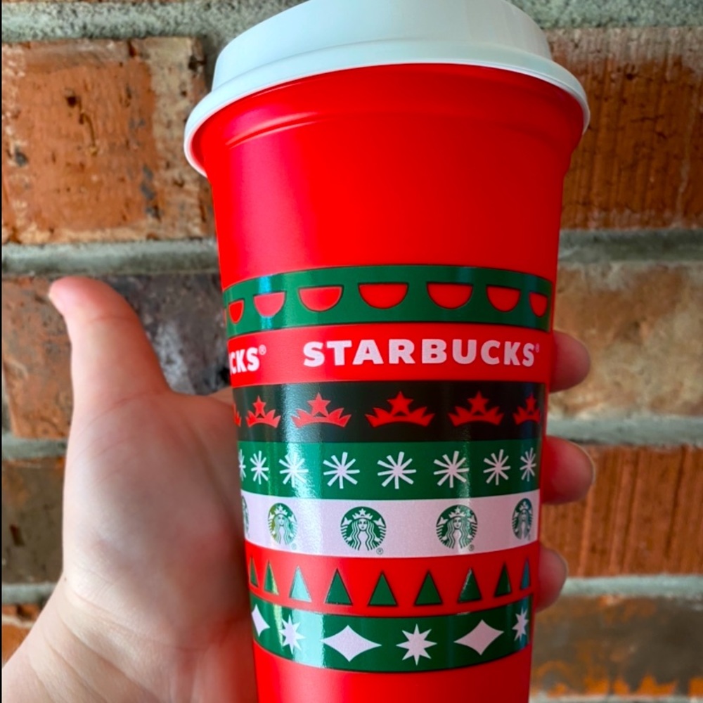 Holiday limited edition Starbucks reusable hot cup